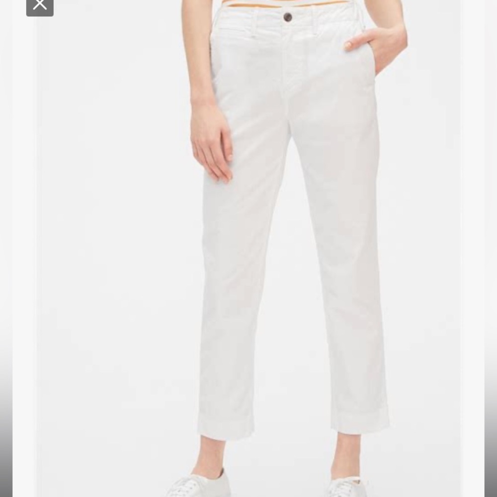 Gap High-rise Straight Khaki NWT
